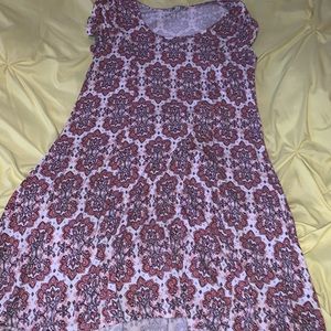 Multi Color Tshirt Dress